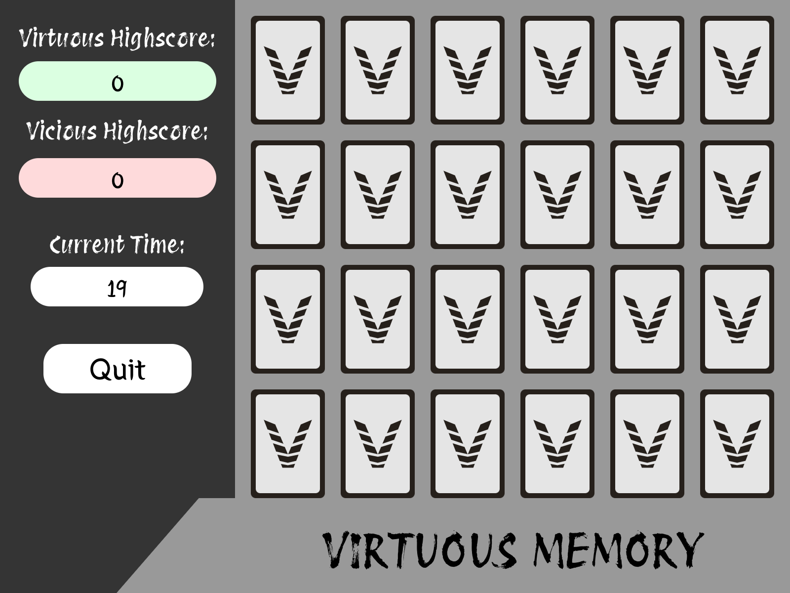 Virtuous Memory Game